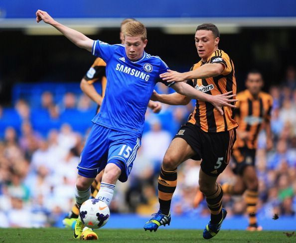 Kevin De Bruyne made only three appearances for the Blues