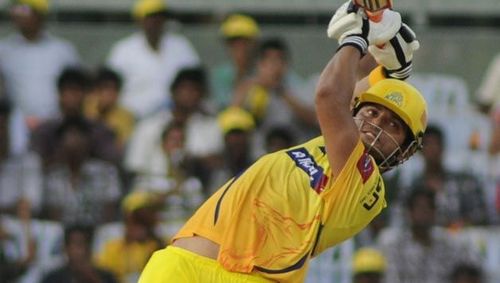 Suresh Raina hit the maximum number of sixes for CSK in IPL 2008