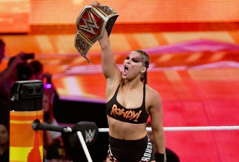 Rousey signed a one-year deal with the WWE when she joined.