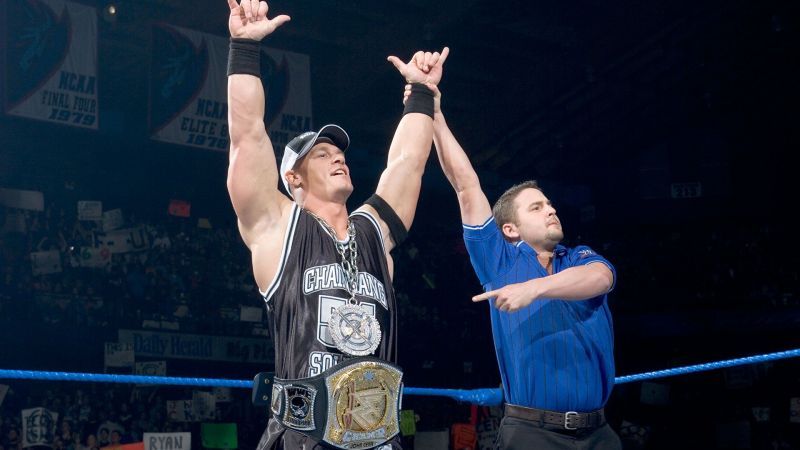 Cena is one of five men to have held the WWE title for over 1000 days