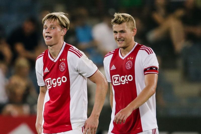 De Jong and De Ligt have stated their desires to keep playing together in the future. (Image: SBNation)