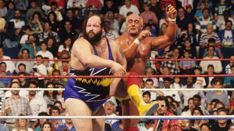 Hulk Hogan last eliminated Earthquake to win the 1991 Royal Rumble