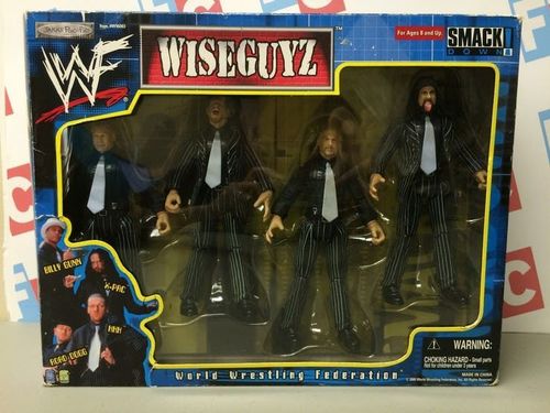 Triple H, Road Dogg, Billy Gunn, and X-Pac as the WiseGuyz