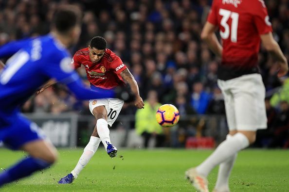 Rashford scored a cracking free-kick to open the scoring against Cardiff