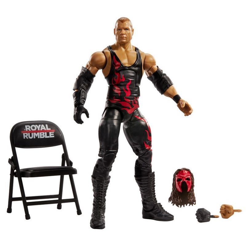 Kane&#039;s action figure can un-mask.