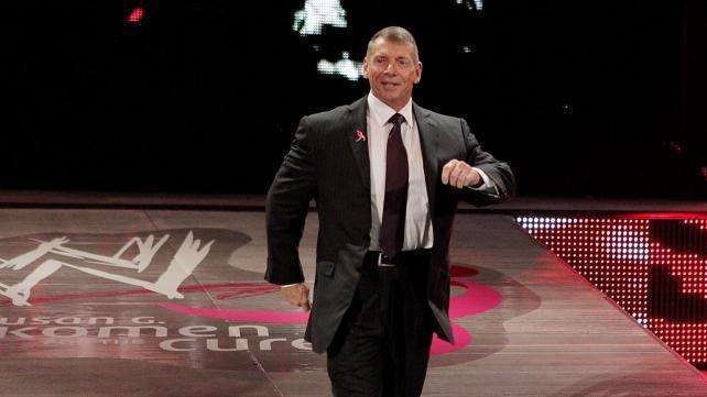 Vince McMahon and his famous walk to the ring