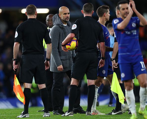 Guardiola&#039;s was out-manoeuvred by Sarri, whose fielded XI did everything asked of them
