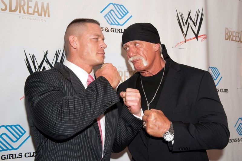 Cena and Hogan are two of the successful and popular WWE superstars of all time