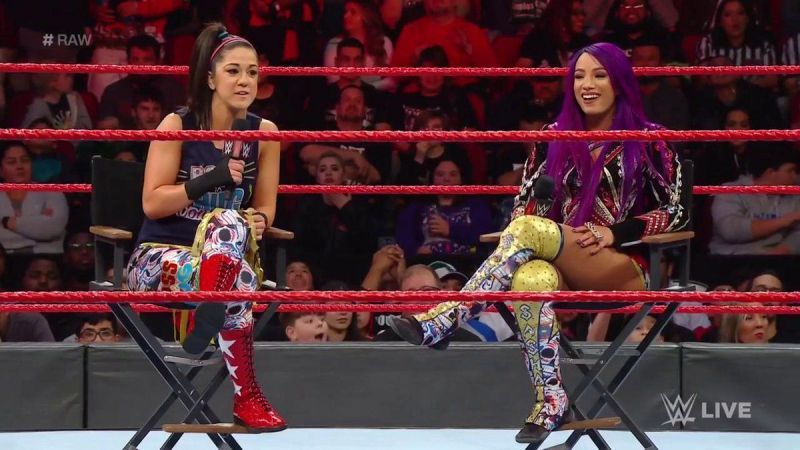 Rough night for Bayley and Sasha