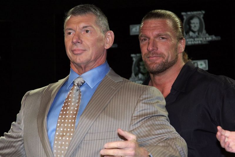 Image result for triple h and vince mcmahon