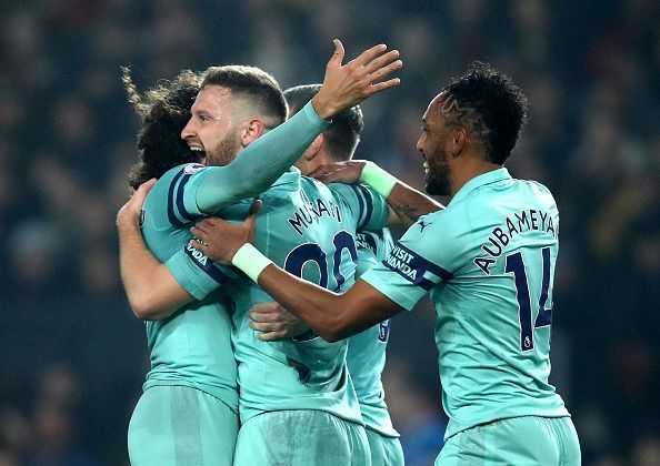 Mustafi scored after De Gea made an uncharacteristic error handling a simple shot and the goal line technology intervened to award Arsenal their first goal on the night