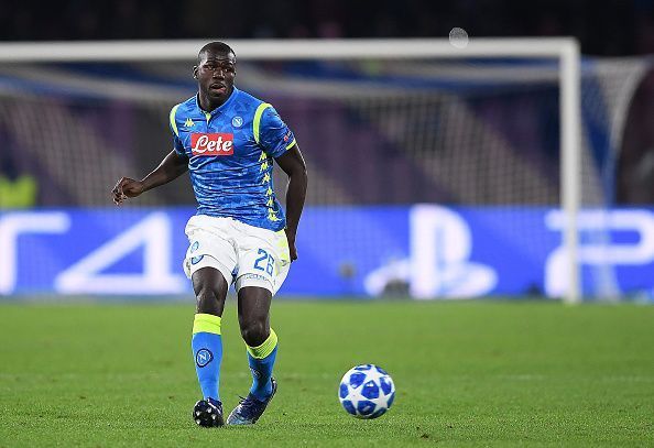 Kalidou Koulibaly in action for Napoli