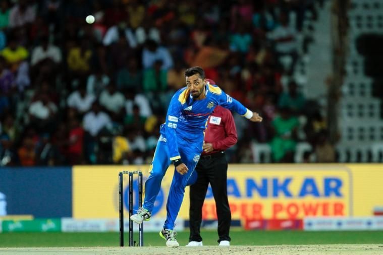 Varun Chakravarthy took 3 wickets in the final of TNPL