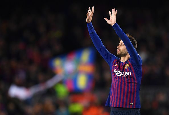 Barcelona centre-back Gerard Piqu&Atilde;&copy;