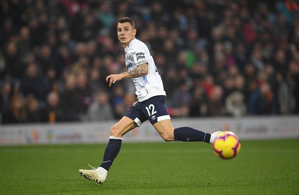 Lucas Digne scored the first brace of his professional career against Burnley on Boxing Day.