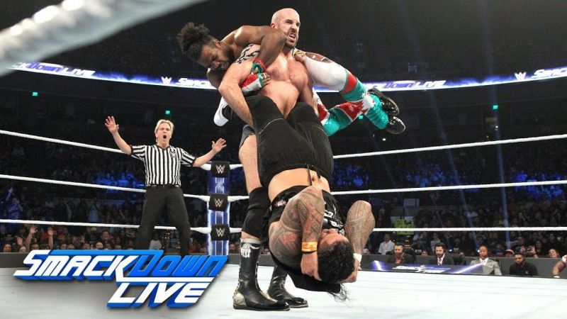 Cesaro showed why he is known as The Swiss Cyborg