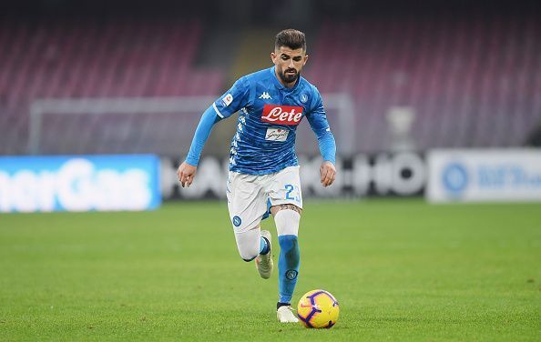 Hysaj in action for Napoli