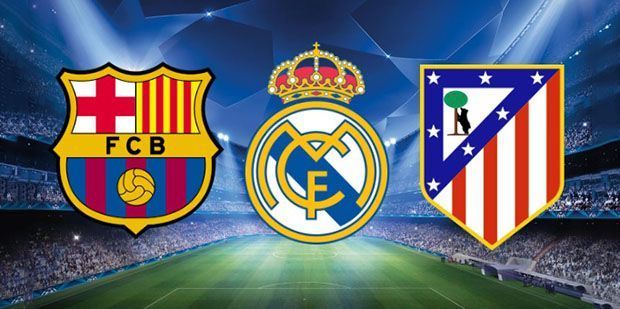 Barcelona, Real Madrid, and Atletico Madrid are currently the strongest three teams in Spain