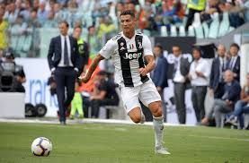 Ronaldo in Juventus colours