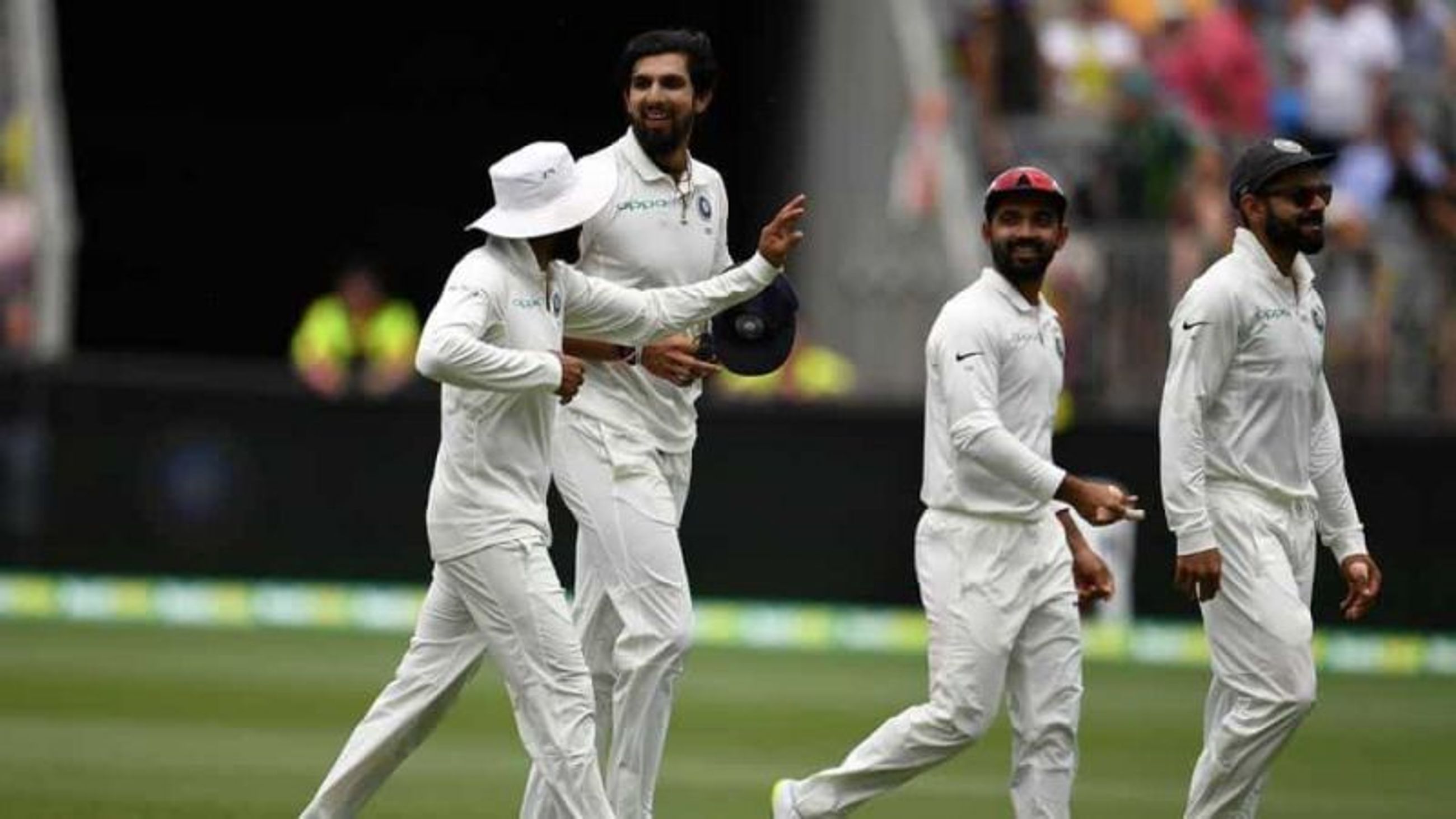 Ishant Sharma dismissing Peter Handscomb