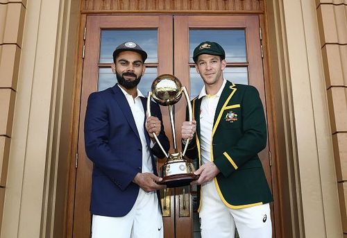 Virat Kohli and Tim Paine