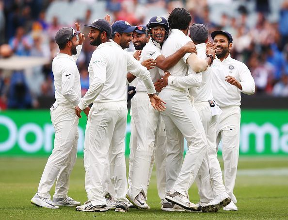 India ended the year with a memorable victory at the MCG