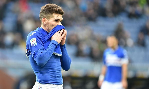 Torreira during his spell at Sampdoria