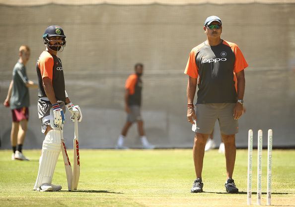 Ravi Shastri with Virat Kohli 