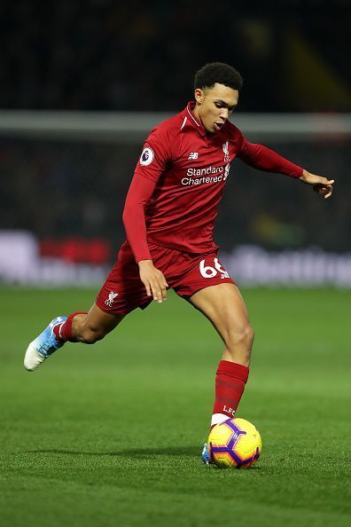 Trent Alexander-Arnold is a regular starter in J&Atilde;&frac14;rgen Klopp&#039;s Liverpool