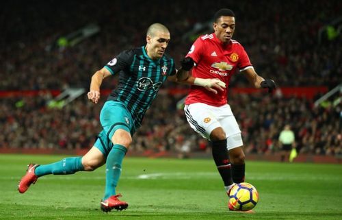 Southampton hosted Manchester United at the St. Mary's stadium.