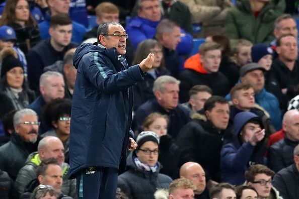 Chelsea FC head coach Maurizio Sarri