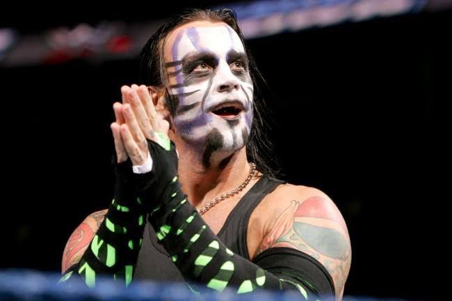 CM Punk dressed as Jeff Hardy,!