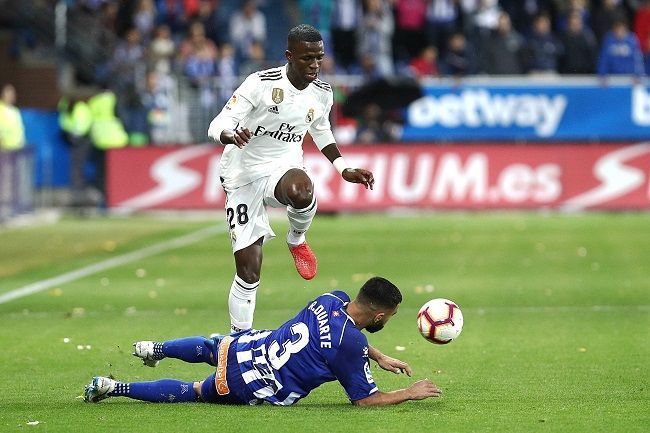 Vinicius Jr in action for Real Madrid