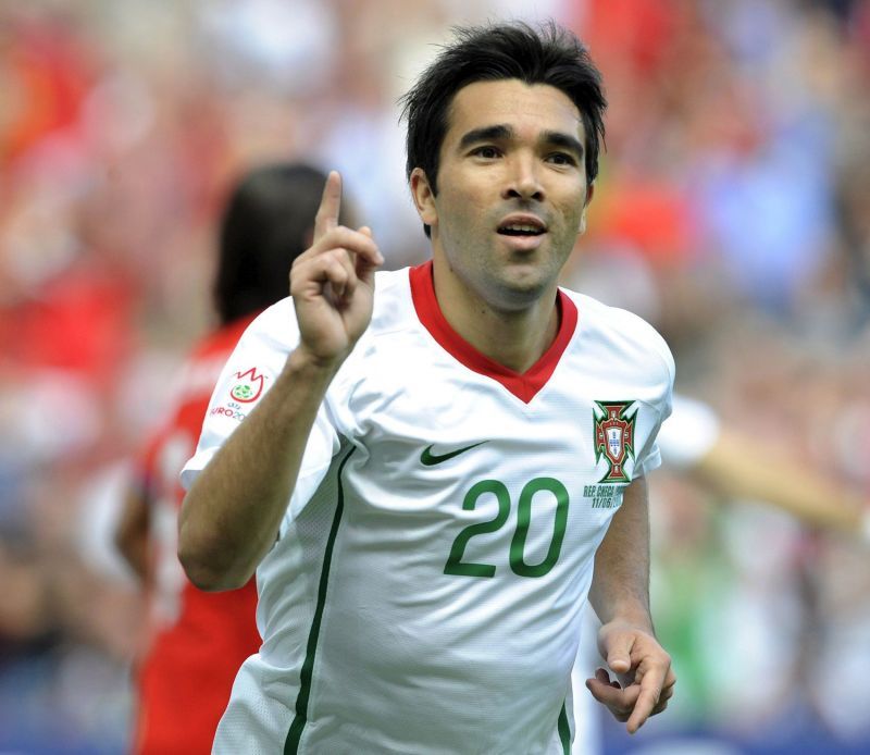 Deco made his debut for Portugal against Brazil and scored the winning goal