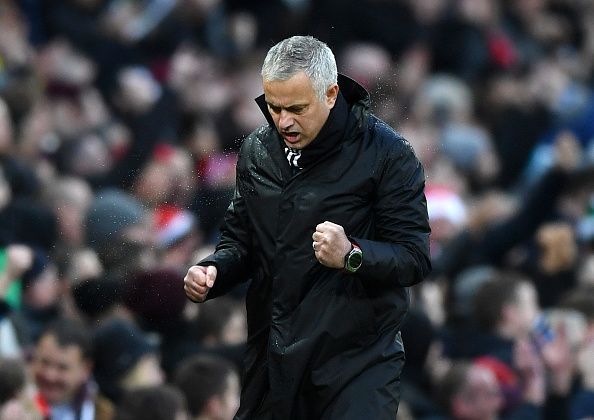 Mourinho during Manchester United v Fulham FC - Premier League