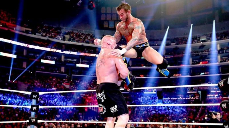 CM Punk and Brock Lesnar had impressive chemistry.