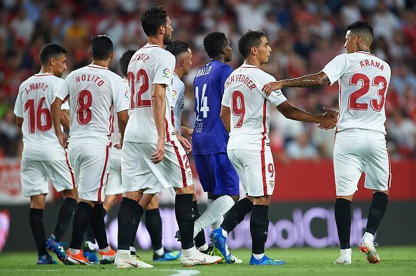 Sevilla v Ujpest - UEFA Europa League Second Qualifying Round: 1st leg