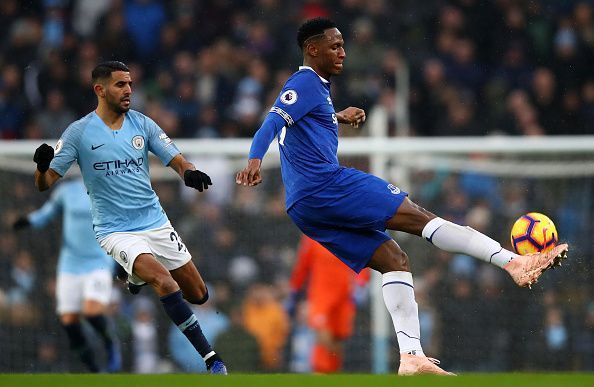 Yerry Mina's double-minded clearance which gifted the Cityzens the first goal.