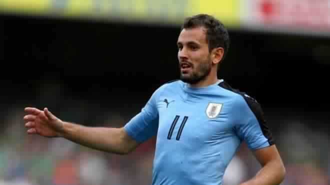 Cristhian Stuani in action for Girona in LaLiga