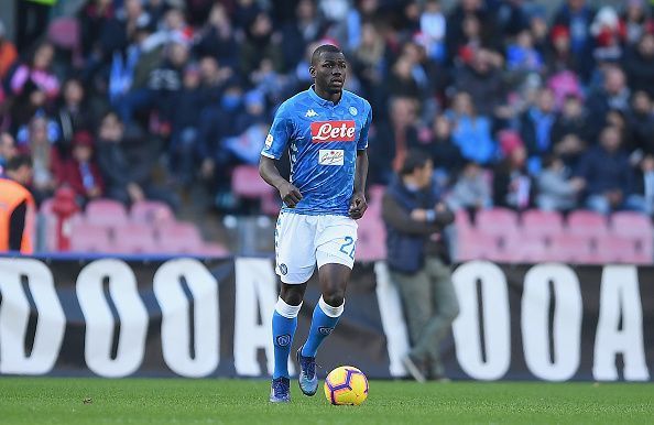 Kalidou Koulibaly in action for Napoli