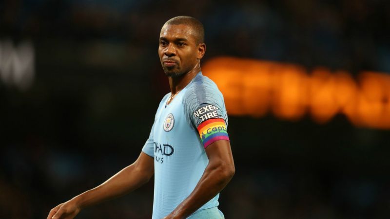 Fernandinho gives the backline much-needed support.