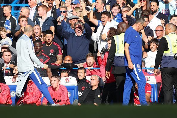 Mourinho was clearly angered by Ianni&#039;s celebration
