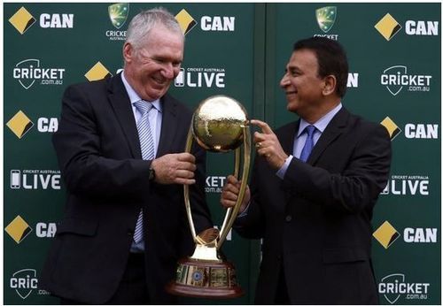 Allan Border and Sunil Gavaskar.