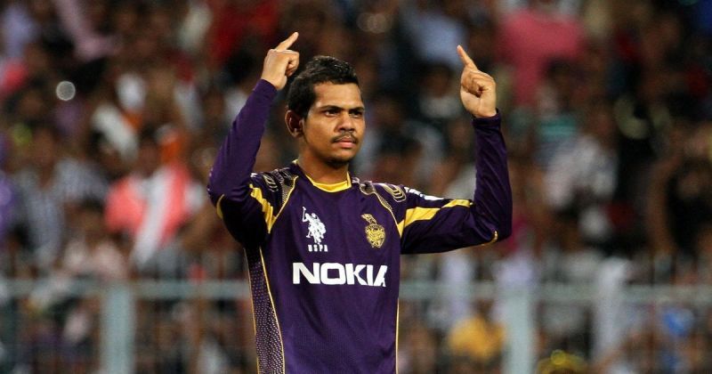 Sunil Narine playing for KKR