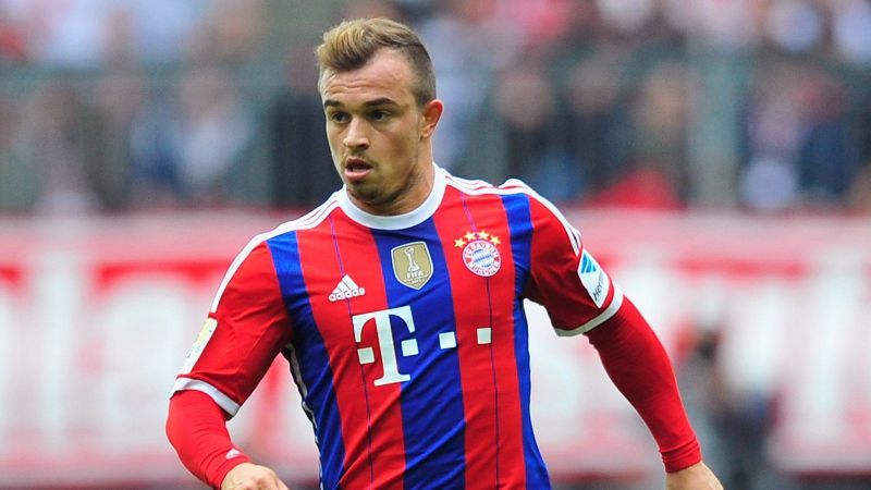 Shaqiri struggled for game time at Bayern