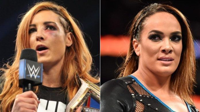 Becky Lynch was hurt badly by the Irresistible Force