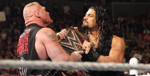 roman vs brock lesnar