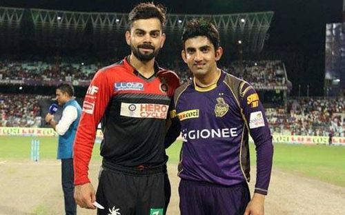 Gautam Gambhir and Virat Kohli