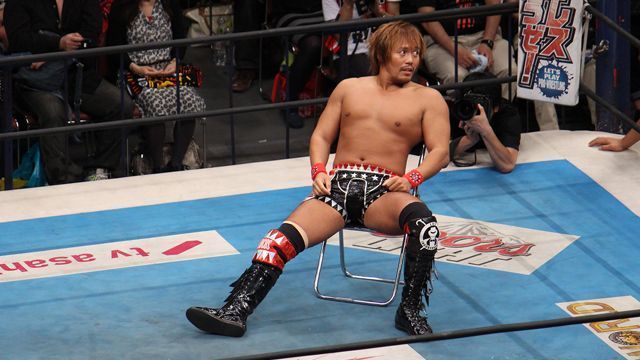 Tetsuya Naito, a bad guy who isn't very good at being hated.