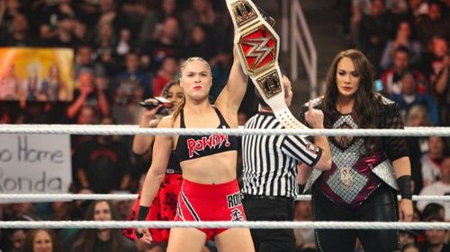 Ronda Rousey is undefeated in WWE.